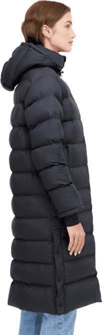 Cloud Shell Long Puffer - Womens - jet black 1