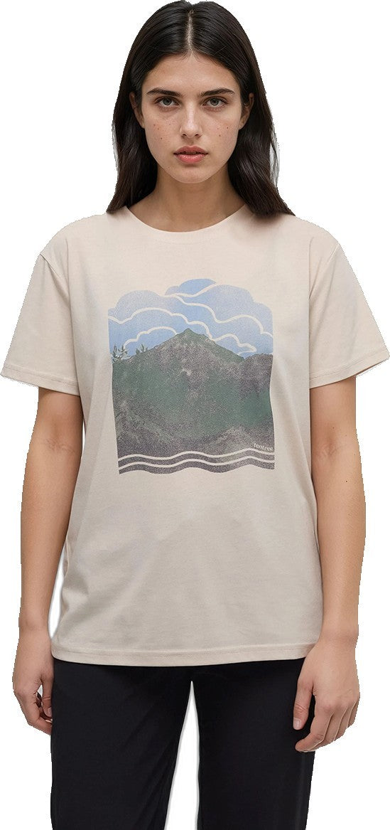 Cloud Valley T-Shirt - Womens - warm oak / brush 1
