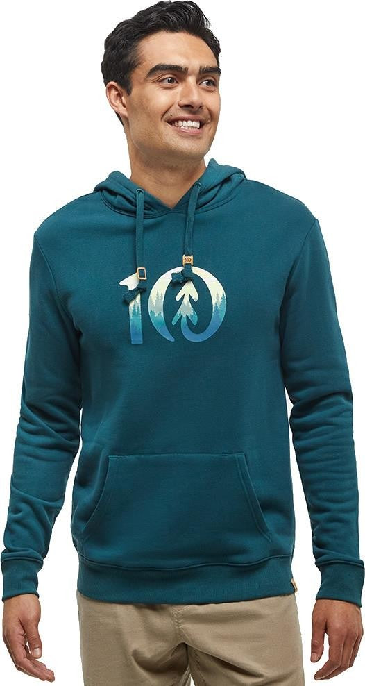 Cloudy Forest Ten Hoodie - Mens - jasper / oasis 1