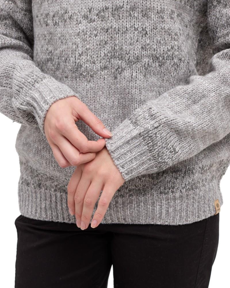 Colorado Sweater - Womens - light grey heather / grey blend 1