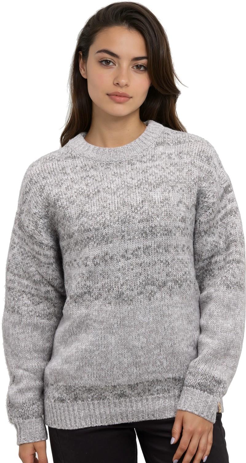 Colorado Sweater - Womens - light grey heather / grey blend 1