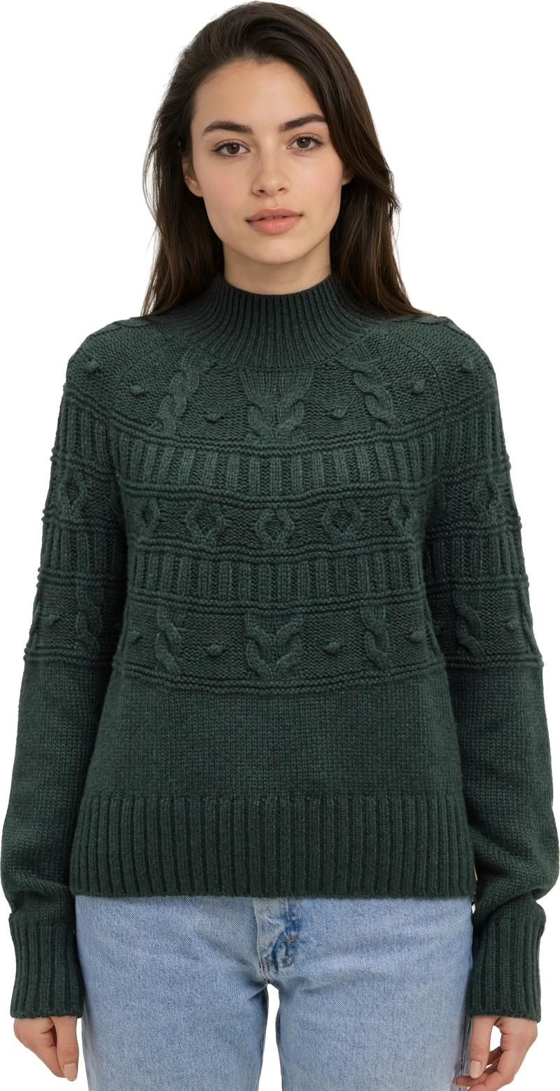 Colson Sweater - Womens - dark forest green heather 1