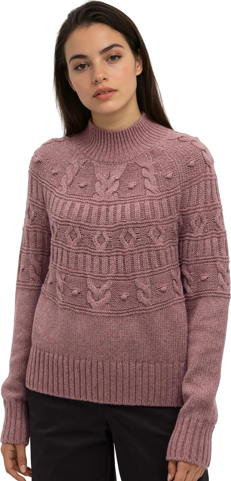 Colson Sweater - Womens - mauve stone heather 1