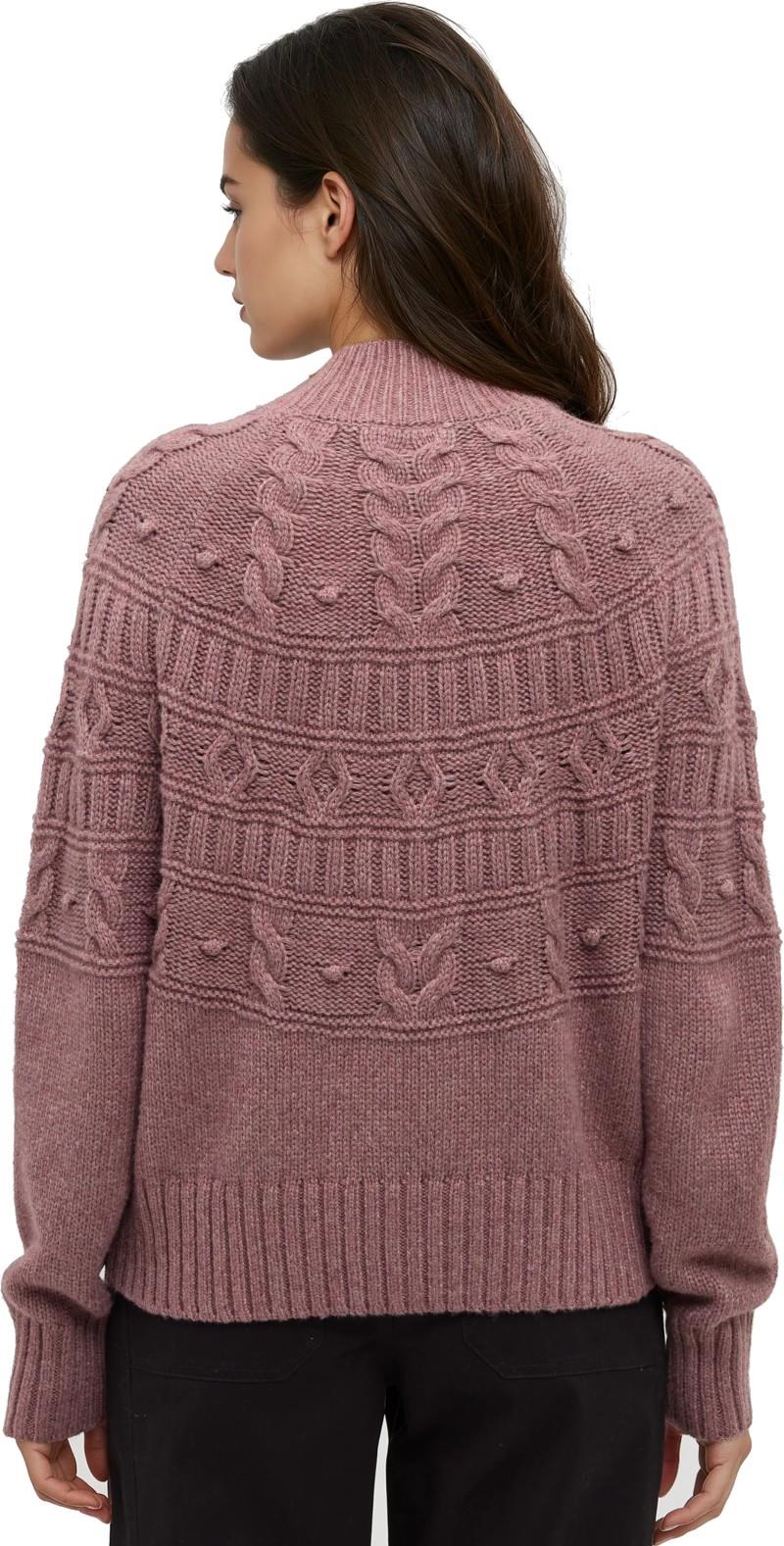 Colson Sweater - Womens - mauve stone heather 1