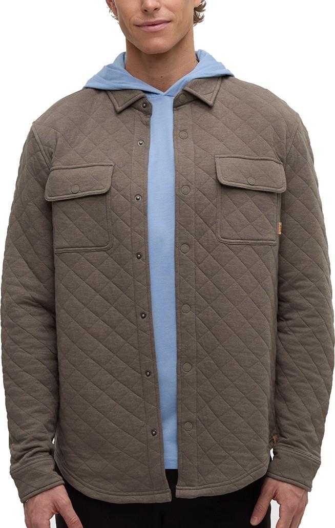 Colville Quilted Shacket - Mens - timber heather 1