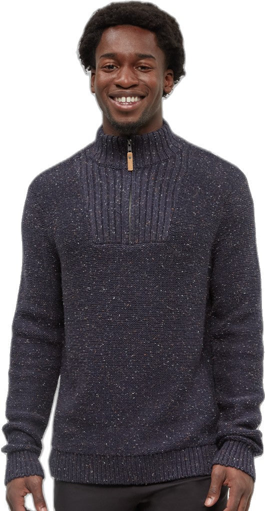 Conrad Sweater - Mens - midnight blue nep 1