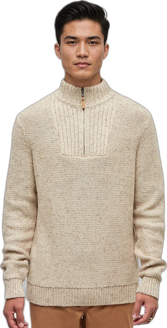 Conrad Sweater - Mens - warm oak nep 1