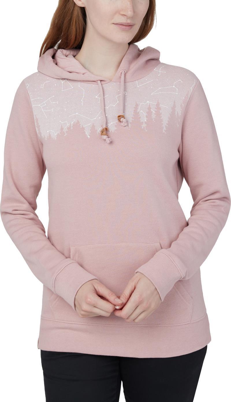 Constellation Juniper Hoodie - Womens - quartz pink heather 1