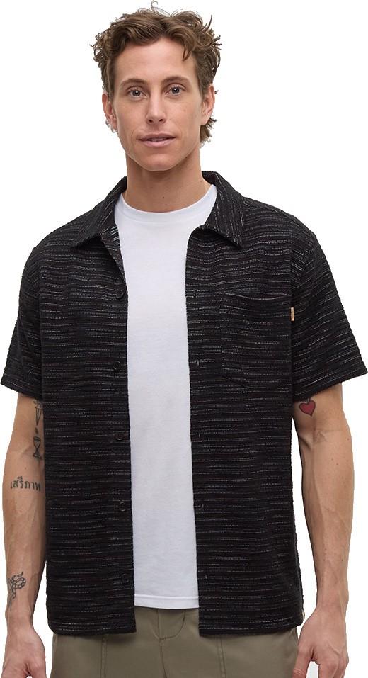 Copeland Shirt - Mens - meteorite black flash stripe 1