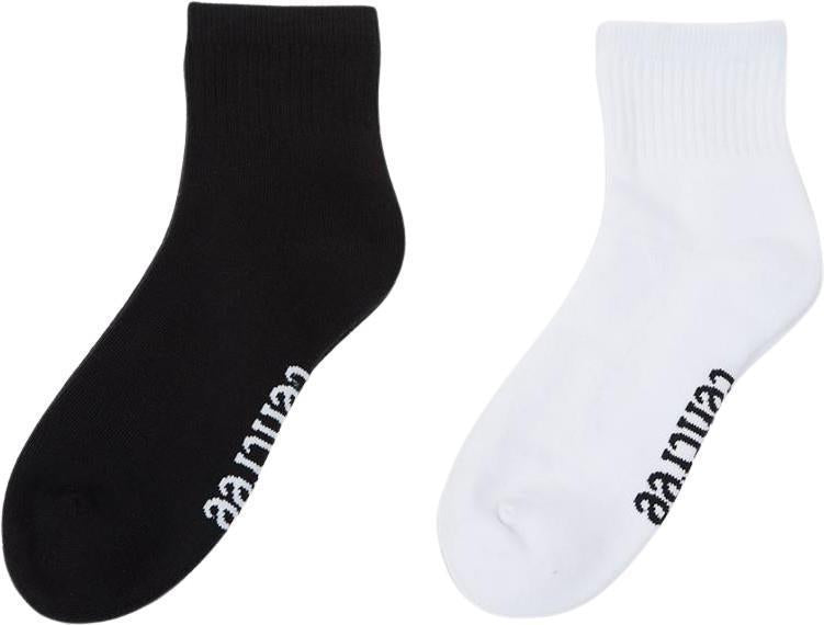 Cortes Socks - meteorite black / white 1