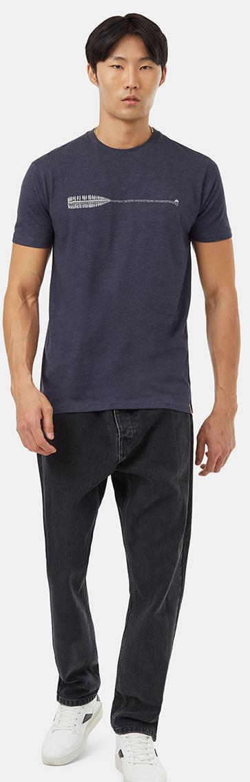Cove T-Shirt - Mens - midnight blue heather / silver cloud grey 1