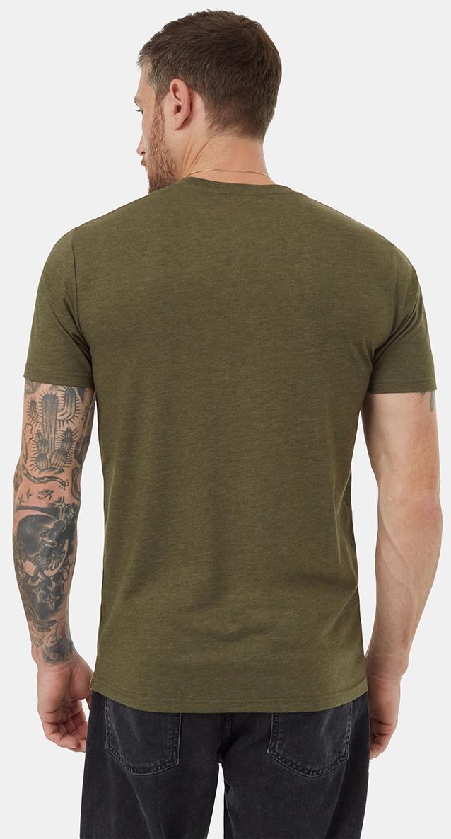 Cove T-Shirt - Mens - olive night green heather / meteorite black 1