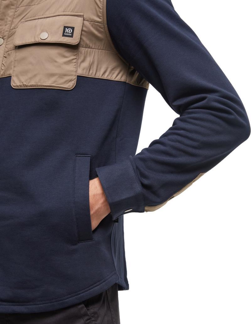 Coves Shacket - Mens - midnight blue / fossil 1