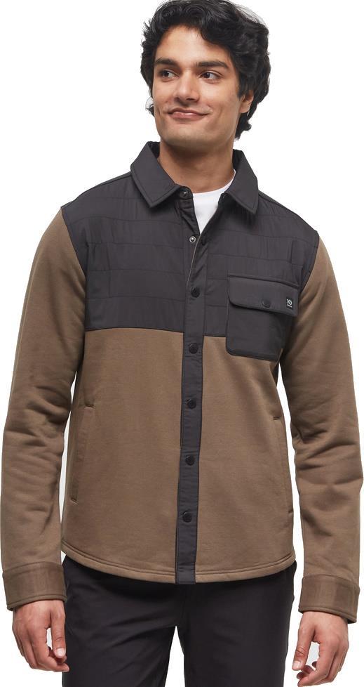 Coves Shacket - Mens - tundra / meteorite black 1