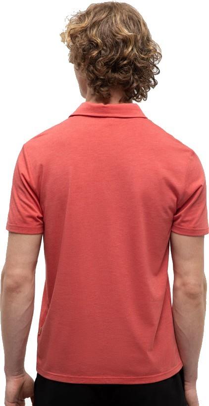 Crabby Astir Polo - Mens - deep coral heather / blue haze 1
