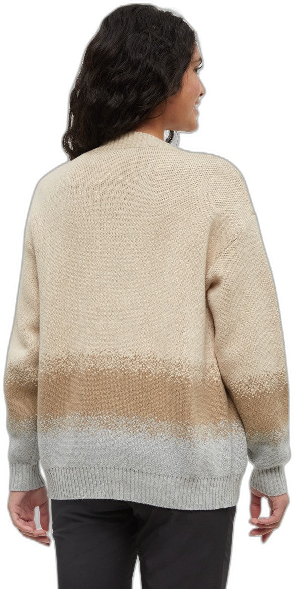 Creek Cardigan - Womens - warm oak heather / fade 1