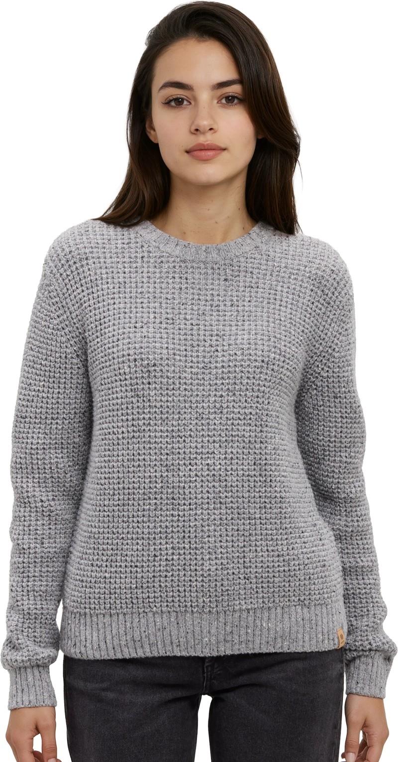 Crescent Sweater - Womens - grey blend 1