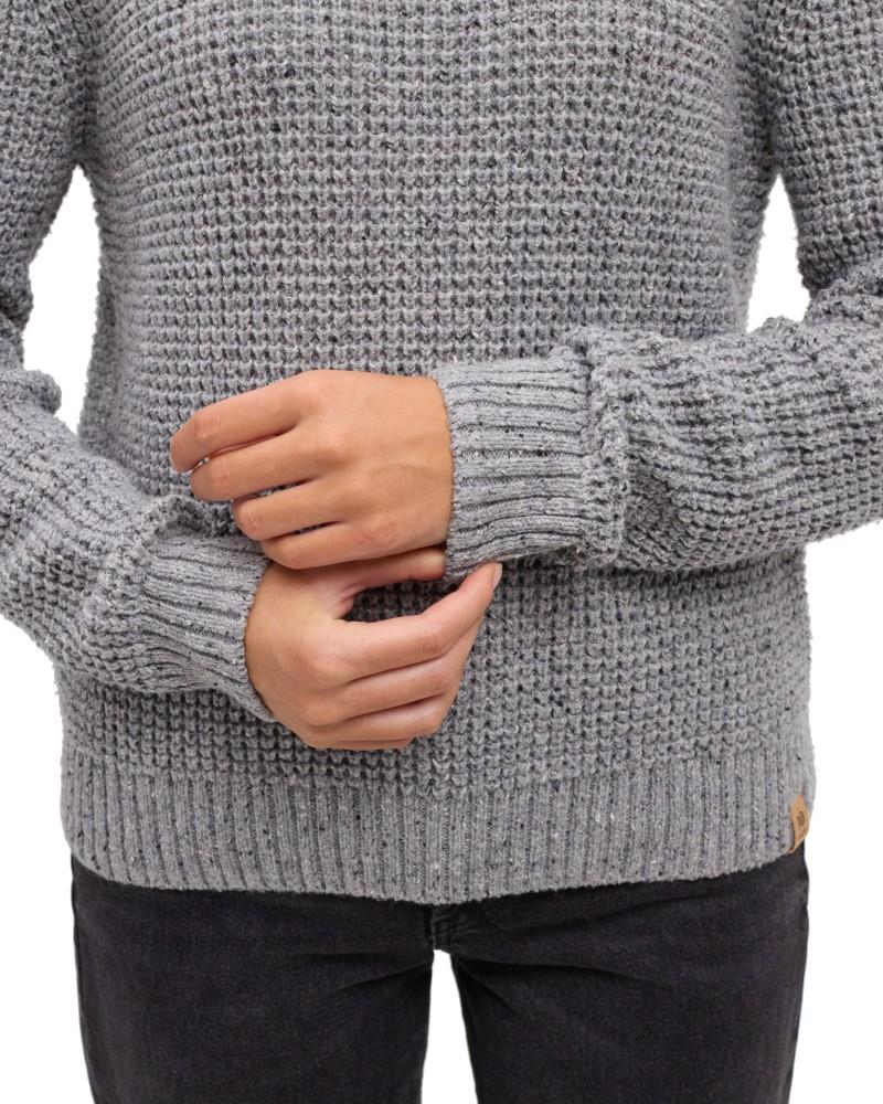 Crescent Sweater - Womens - grey blend 1
