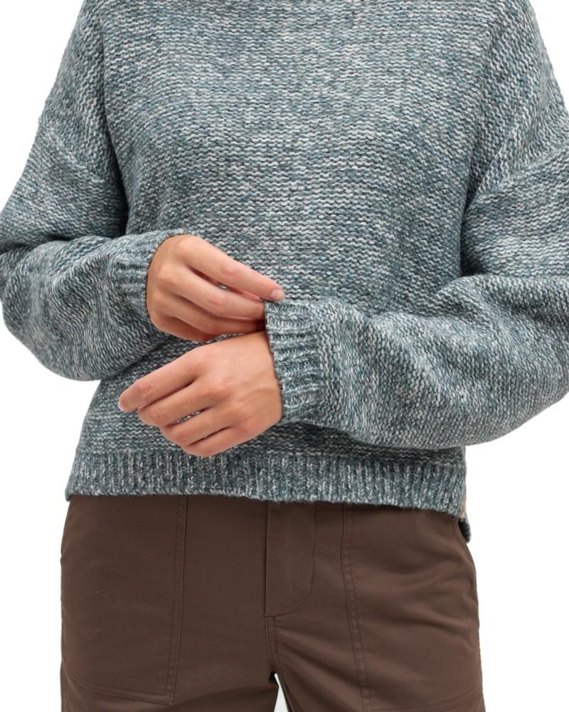 Crescent Sweater - Womens - pine green heather 1