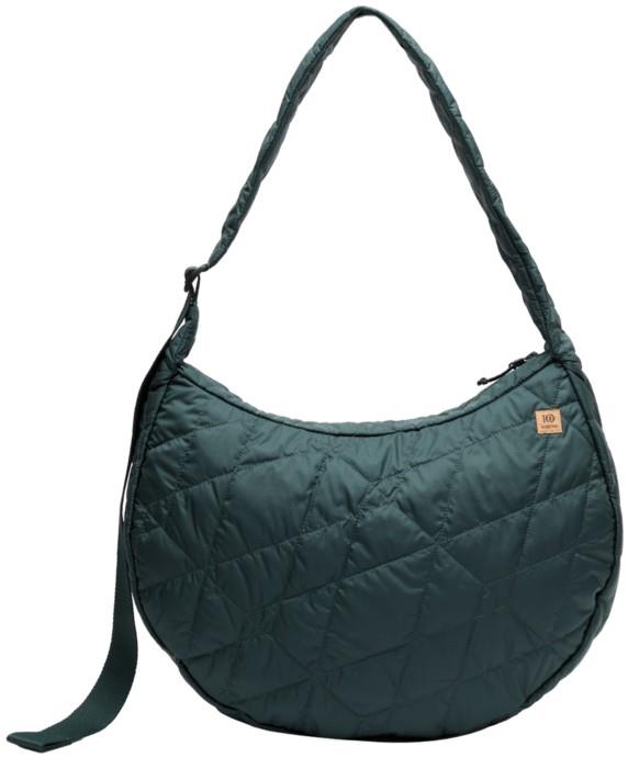 Creston Quilted Bag - dark forest green 1