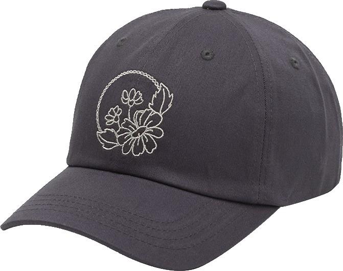 Daisy Embroidery Peak Hat - graphite / white oak 1