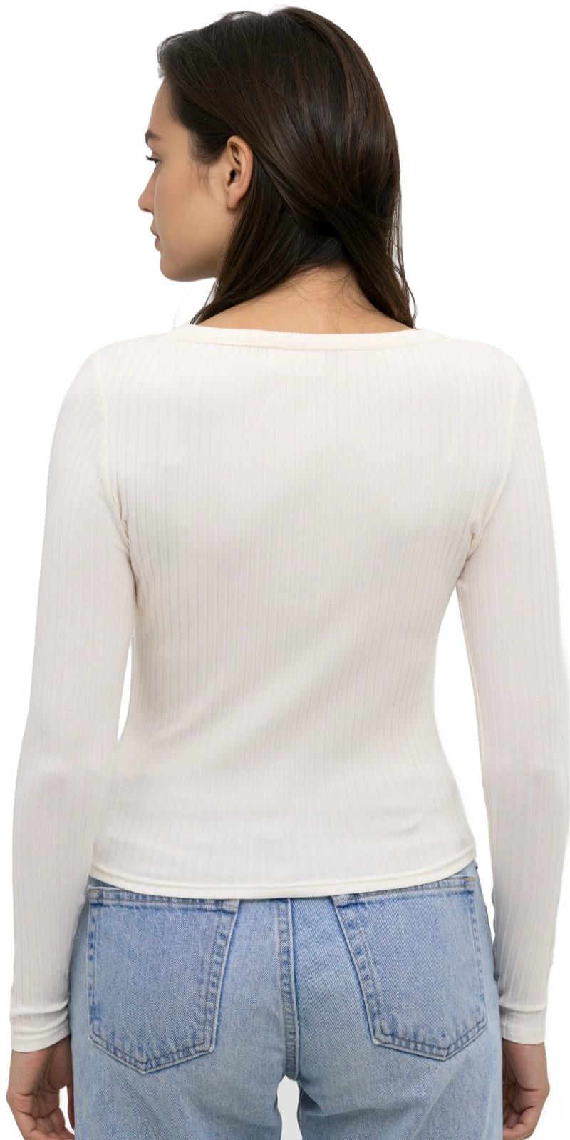 Dakota LS - Womens - cotton white 1