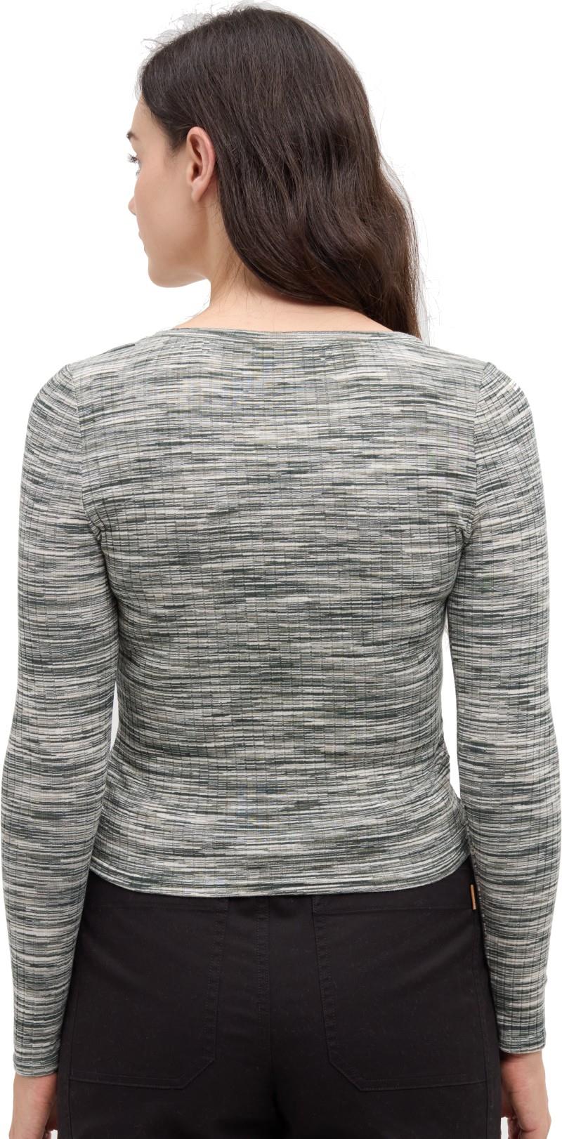 Dakota LS - Womens - dark forest green space dye 1