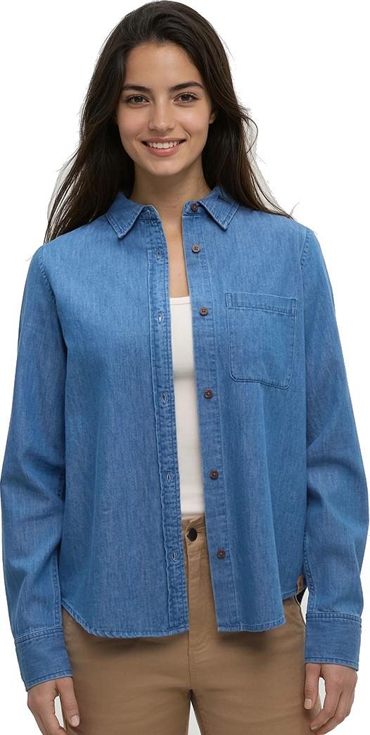 Denim Sloan Shirt - Womens - mid wash 1