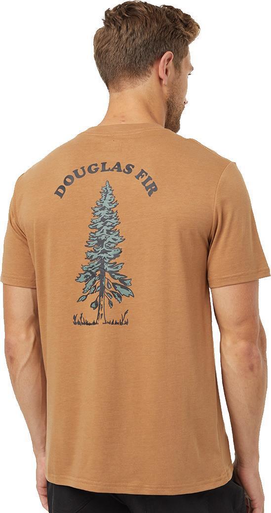 Douglas Fir T-Shirt - Mens - camel / duck green 1