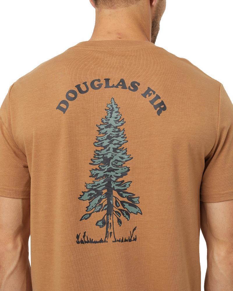 Douglas Fir T-Shirt - Mens - camel / duck green 1