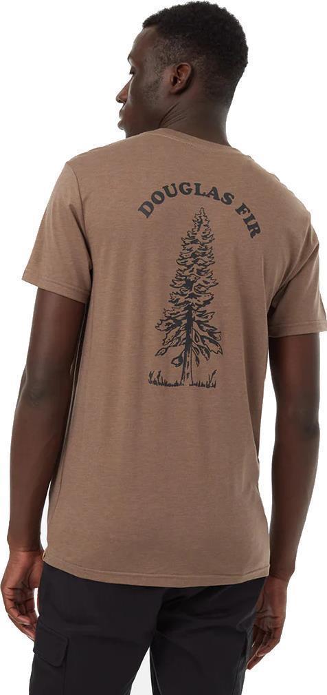 Douglas Fir T-Shirt - Mens - fossil / meteorite black 1