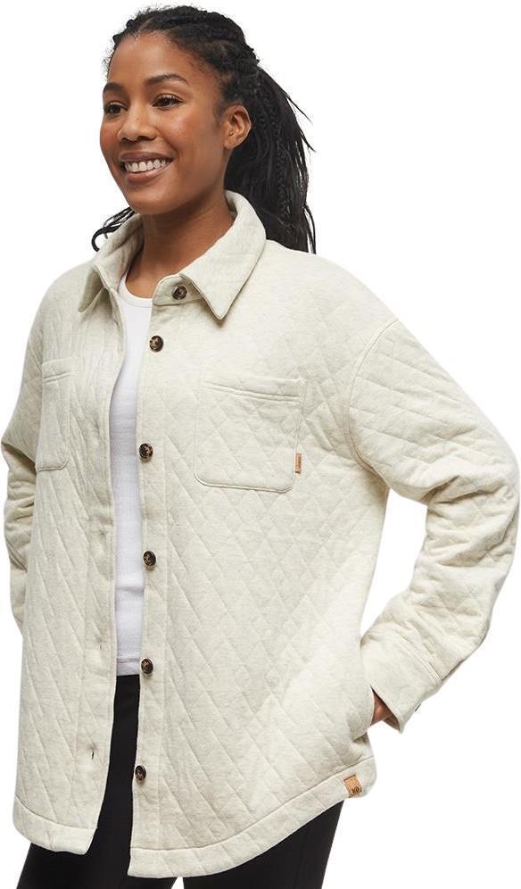 Dunes Shacket - Womens - Pale Oak Heather 1