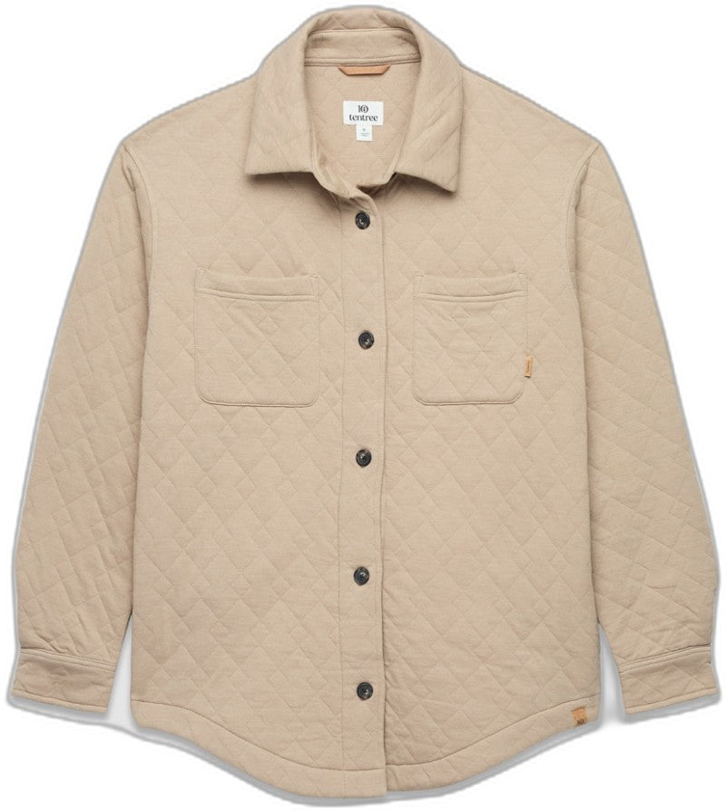 Dunes Shacket - Womens - birchwood heather 1