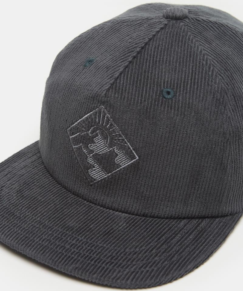 EcoStretch Corduroy Baseball Hat - forest river green / mineral 1