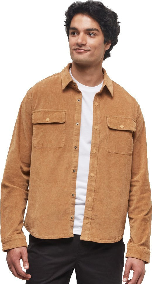 EcoStretch Corduroy Colville Shacket - Mens - camel 1