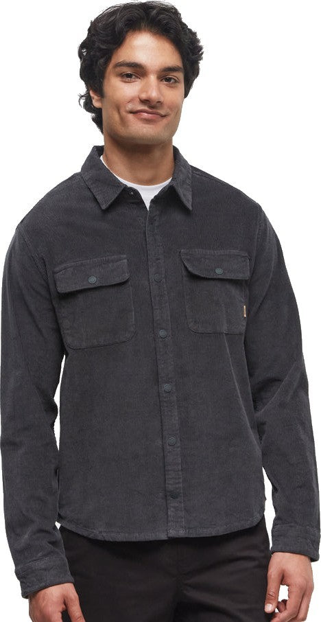 EcoStretch Corduroy Colville Shacket - Mens - forest river green 1