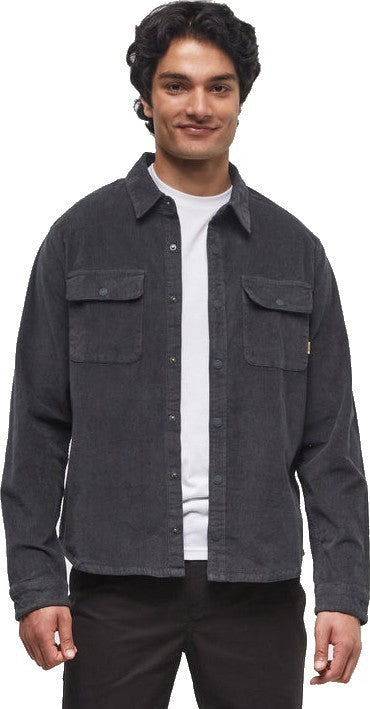 EcoStretch Corduroy Colville Shacket - Mens - forest river green 1