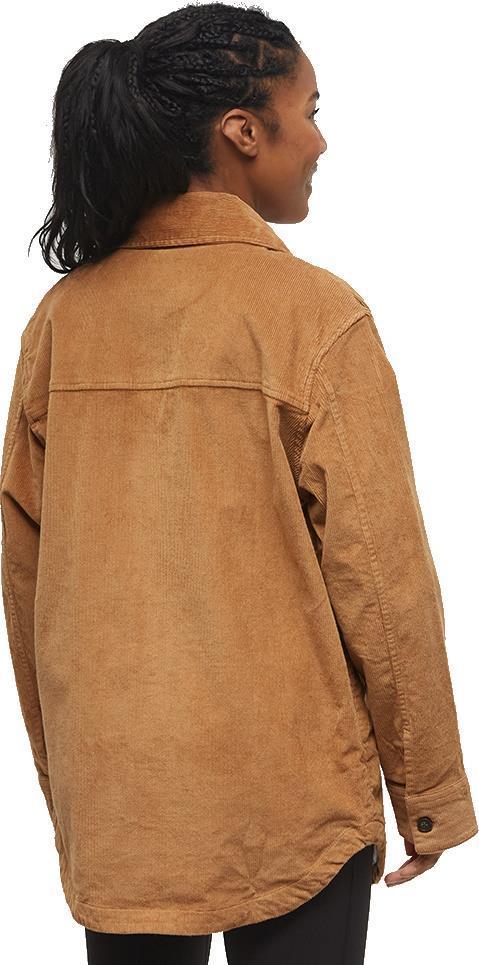 EcoStretch Corduroy Shacket - Womens - camel 1