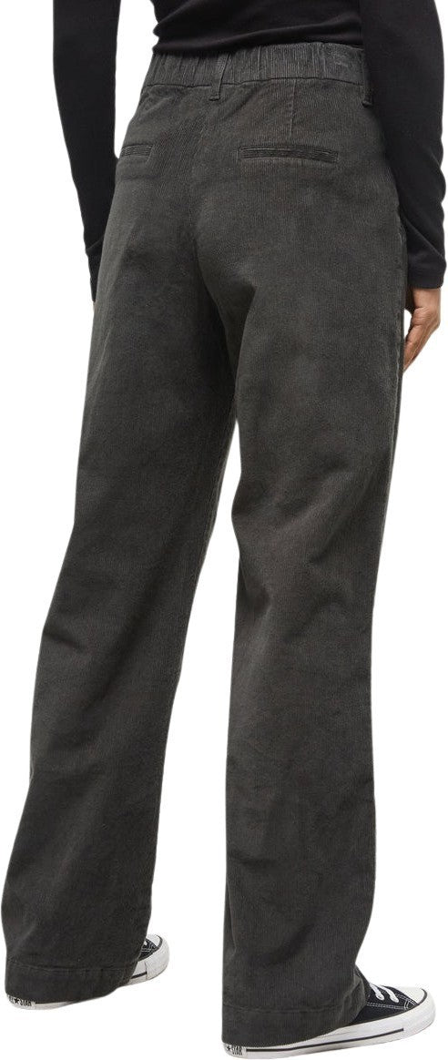 EcoStretch Corduroy Straight Leg Pants - Womens - forest river green 1