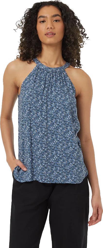 EcoWoven Crepe Cypress Tank - Womens - Canyon Blue / Flourish Floral 1