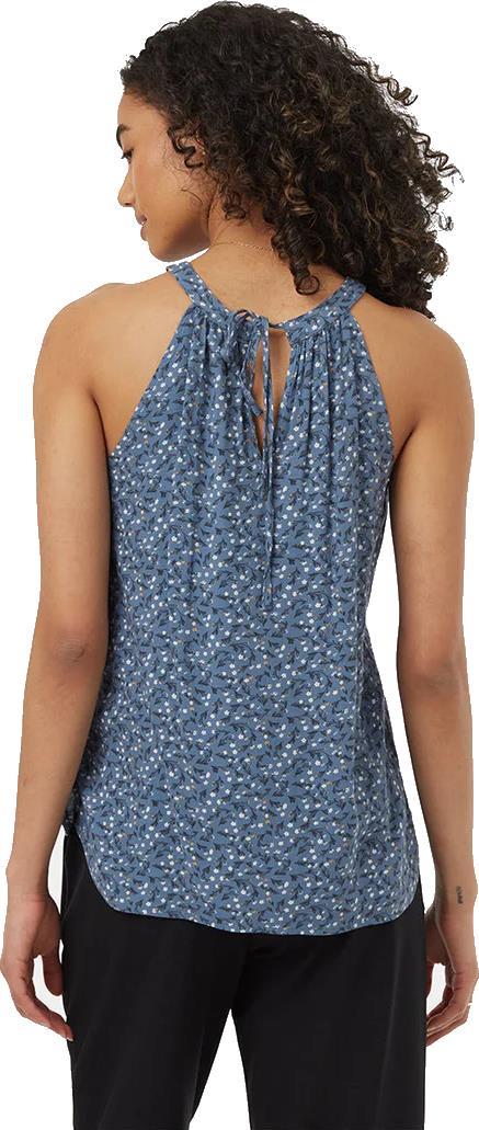 EcoWoven Crepe Cypress Tank - Womens - Canyon Blue / Flourish Floral 2