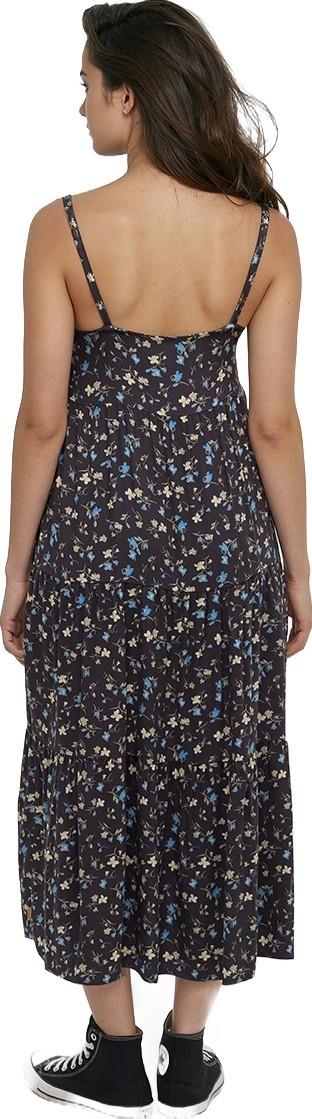 EcoWoven Crepe Hopewell Dress - graphite / scattered floral 1