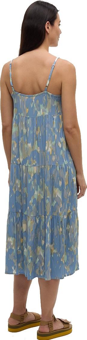 EcoWoven Crepe Hopewell Dress - lakeside blue / blur 1