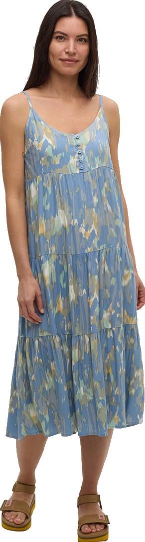 EcoWoven Crepe Hopewell Dress - lakeside blue / blur 1