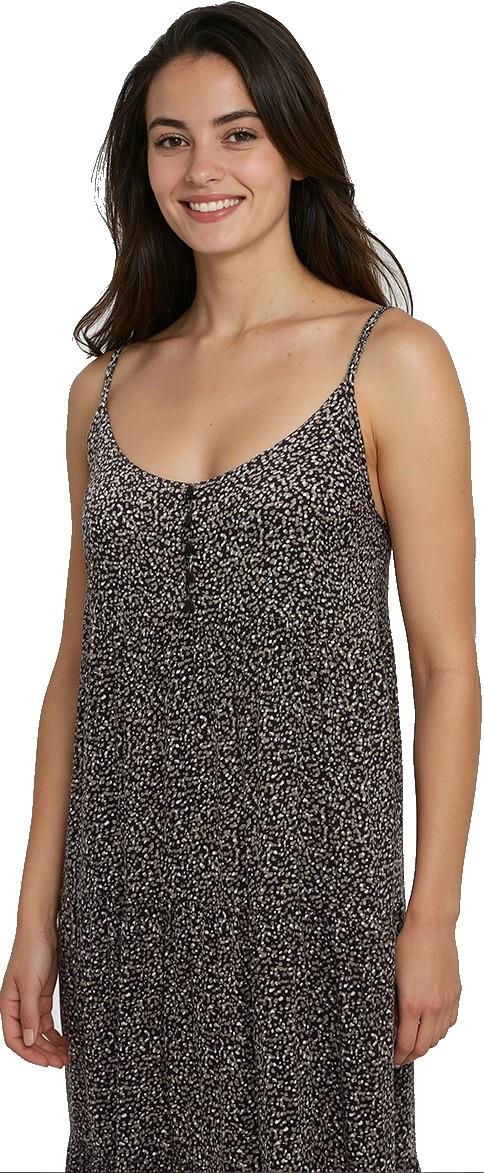 EcoWoven Crepe Hopewell Dress - meteorite black / scattered dot 1