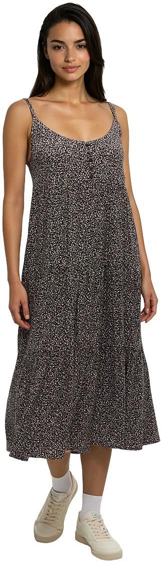 EcoWoven Crepe Hopewell Dress - meteorite black / scattered dot 1