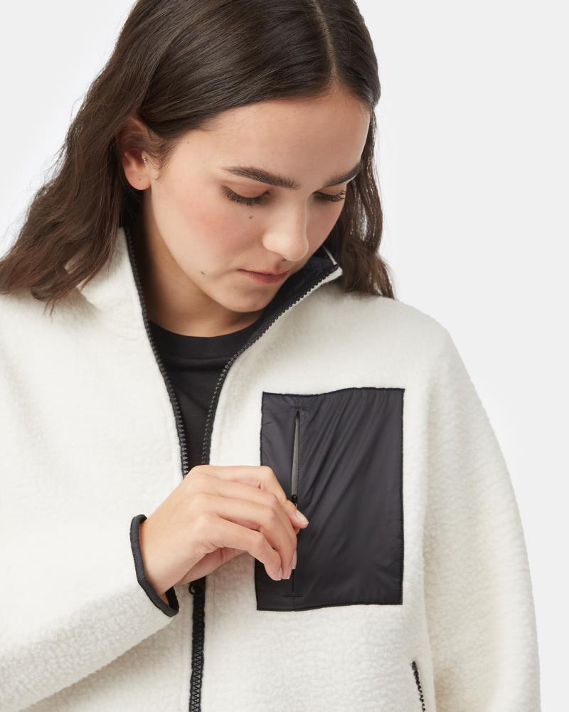 Ecoloft Zip Jacket - Womens - cloud white 1