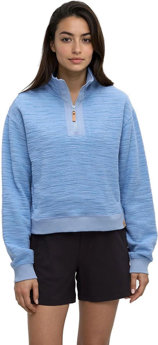 Elkhorn 1/4 Zip - Womens - lakeside / stone flash stripe 1