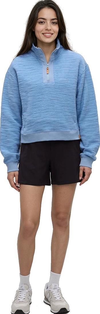 Elkhorn 1/4 Zip - Womens - lakeside / stone flash stripe 1