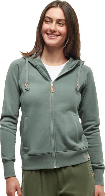 Elm Zip Hoodie - Womens - agave green 1